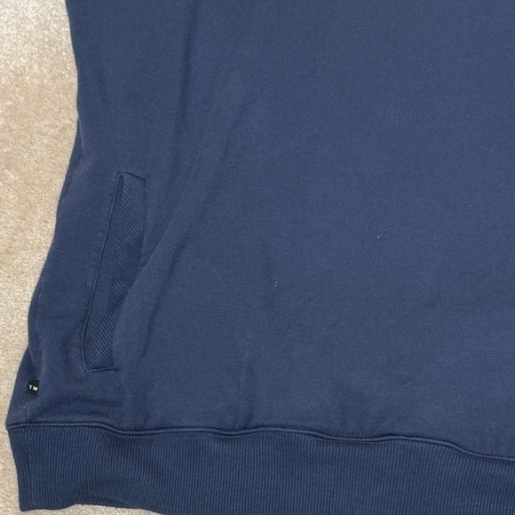 Travis Mathew Men’s Soft Coastal Cloud Hoodie With a Drawstring in Indigo Size L - Picture 8 of 9